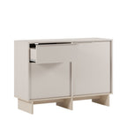 Harriet - Aparador 2 puertas 1 cajón y metal - Madera - Beige