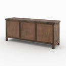 Buffet Mastic en bois 3 portes 4 tiroirs