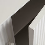 Jura - Aparador de 3 puertas - Madera y metal - Greige