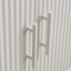 Jura - Aparador de 3 puertas - Madera y metal - Greige