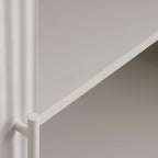 Jura - Aparador de 3 puertas - Madera y metal - Greige