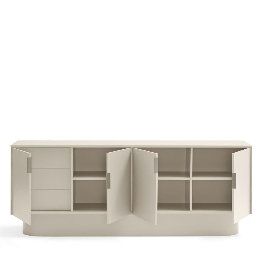 Totem - 4-Door Sideboard - Wood - Sand