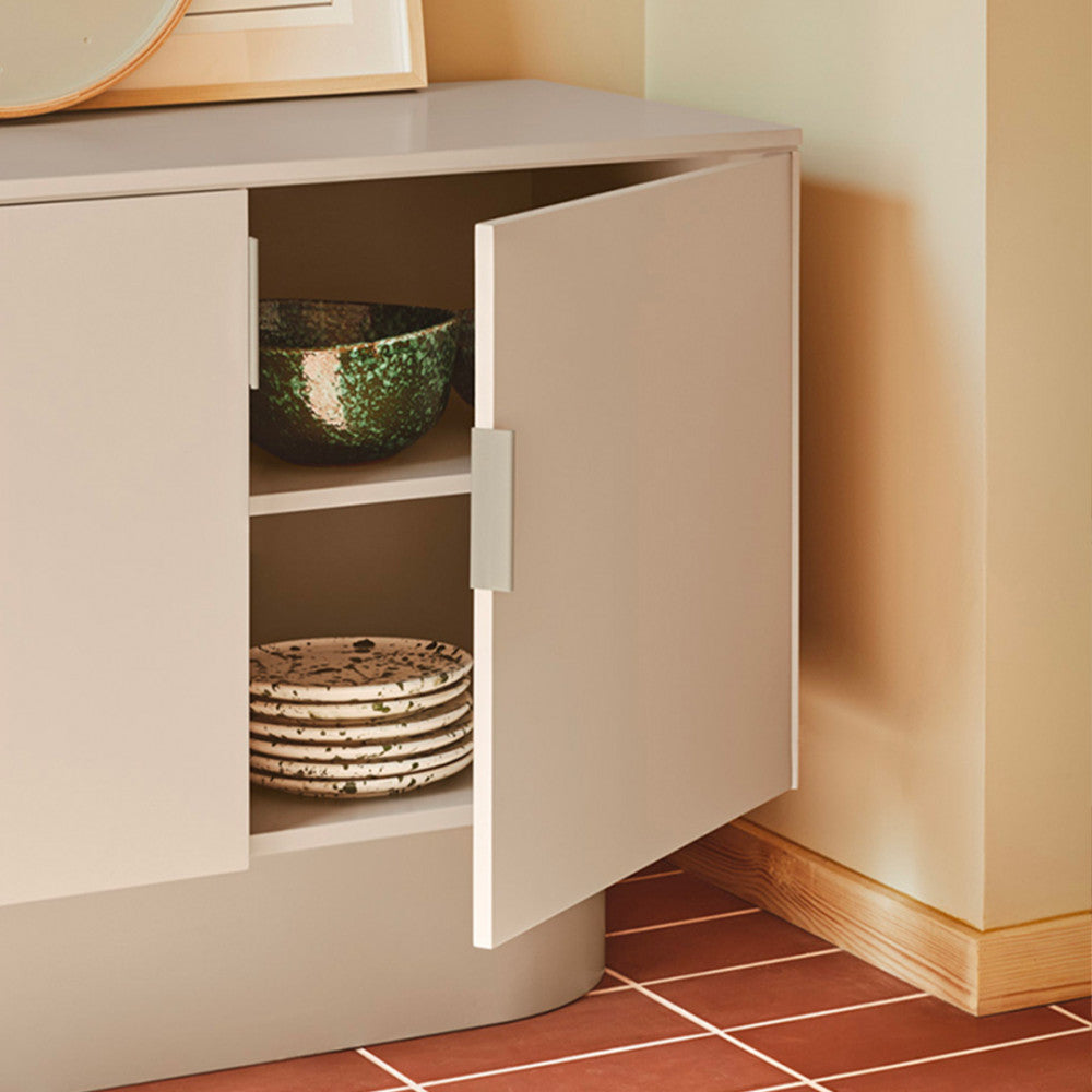 Totem - 4-Door Sideboard - Wood - Sand