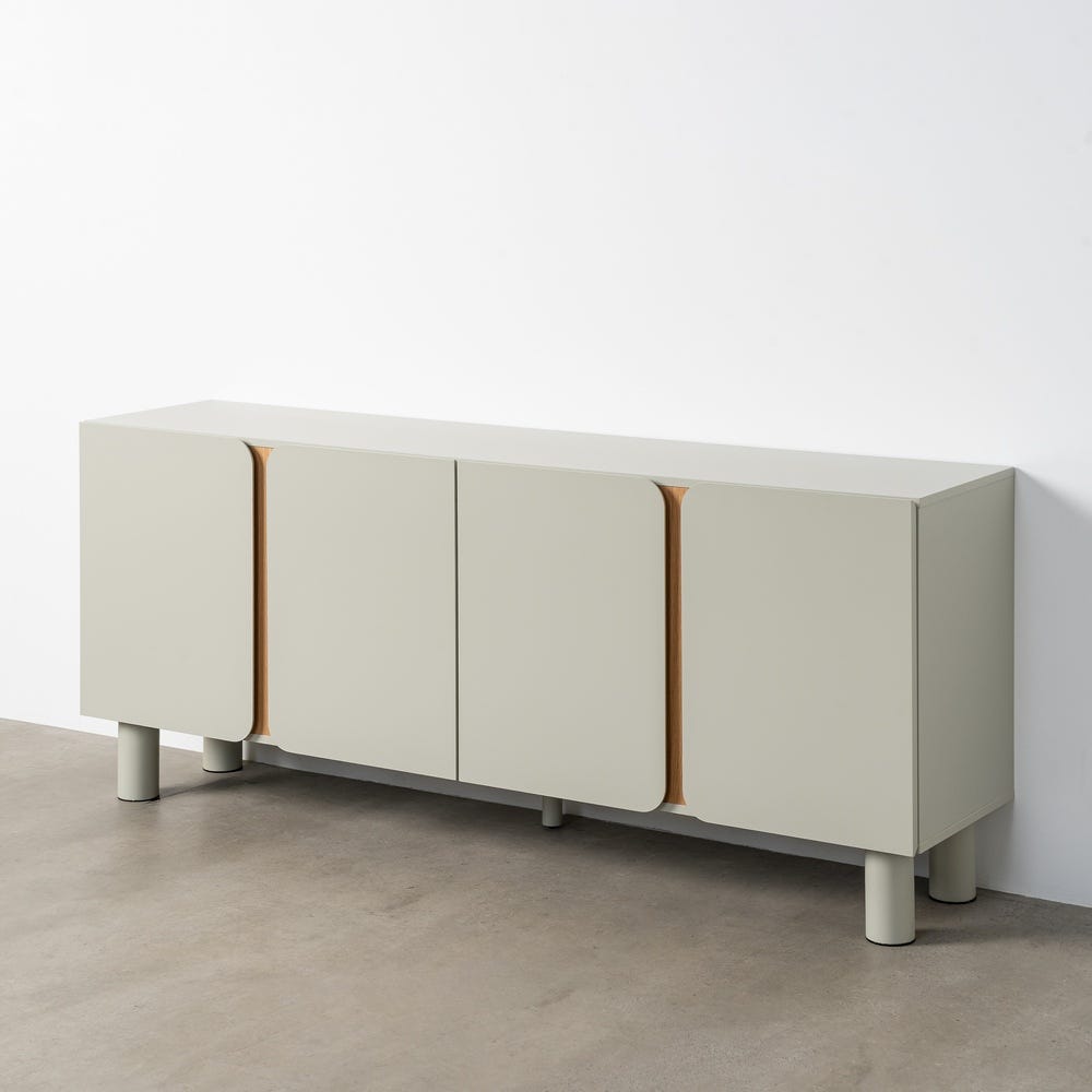 Ren - Madia a 4 ante - MDF - Tortora