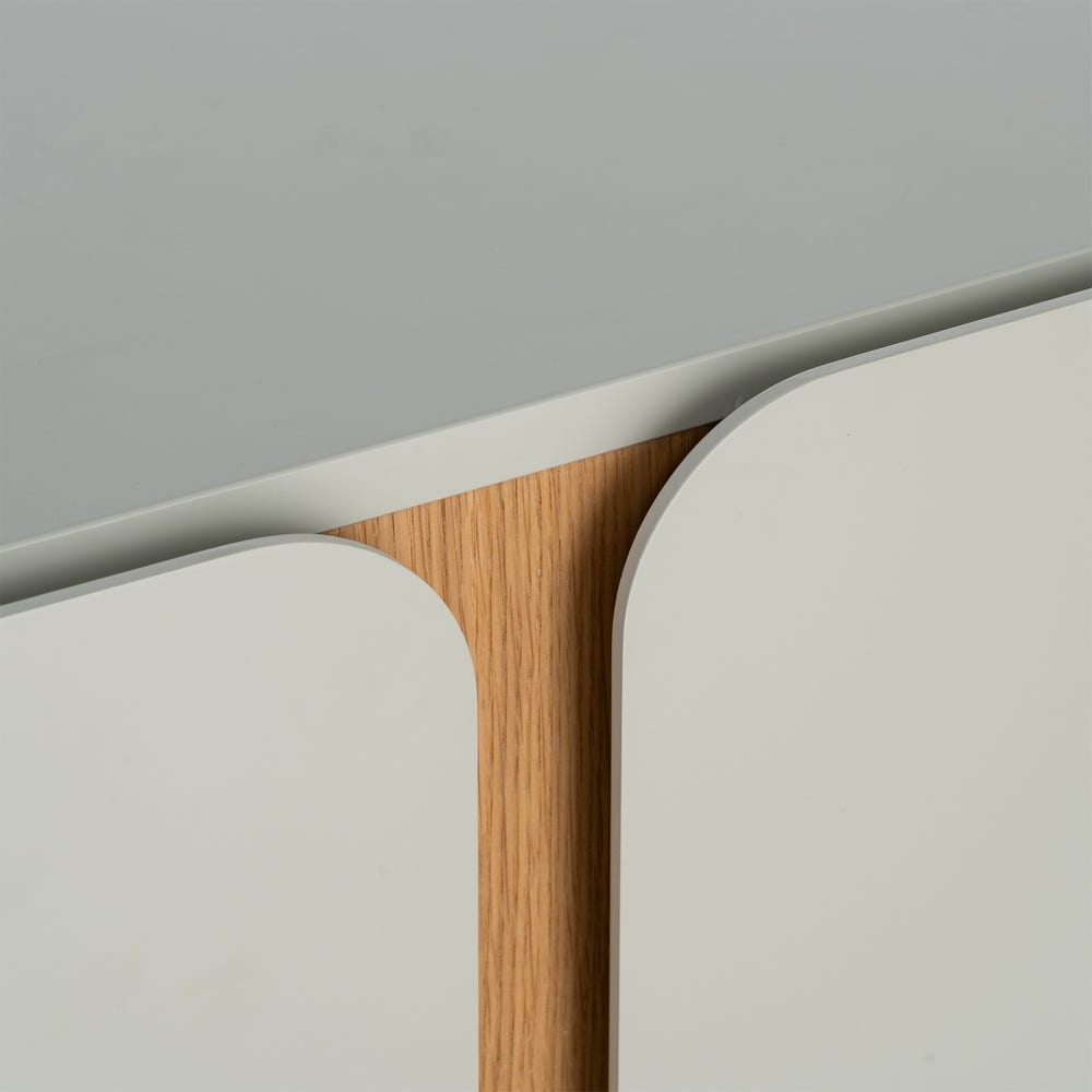 Ren - Madia a 4 ante - MDF - Tortora