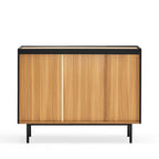 Arista - Aparador - Madera 3 Puertas 3 Cajones - Negro