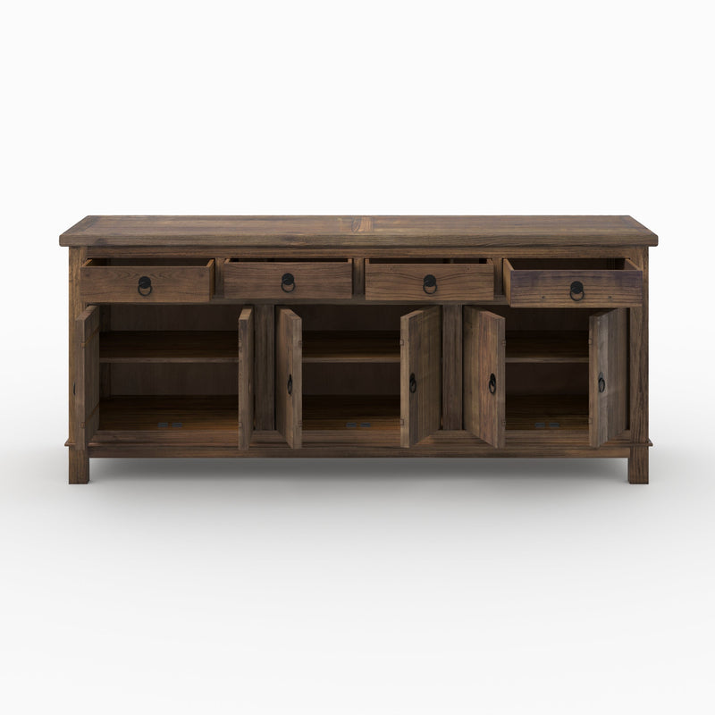 Buffet Mastic en bois 3 portes 4 tiroirs