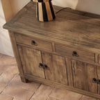 Mastic - Buffet En Bois Recyclé 3 Portes Et 4 Tiroirs