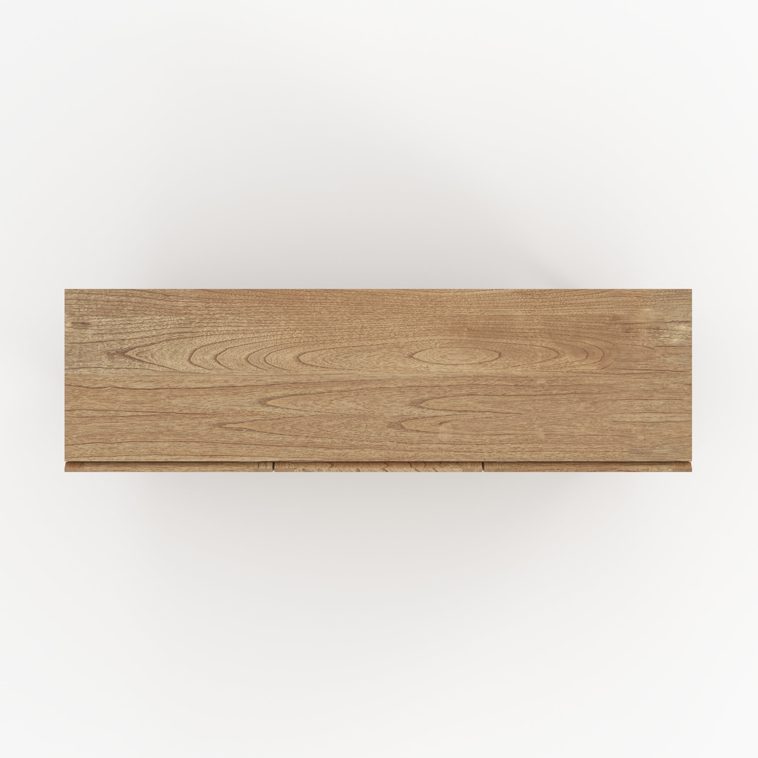 Delya - Aparador de madera maciza y ratán de mindi