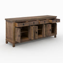 Buffet Mastic en bois 3 portes 4 tiroirs