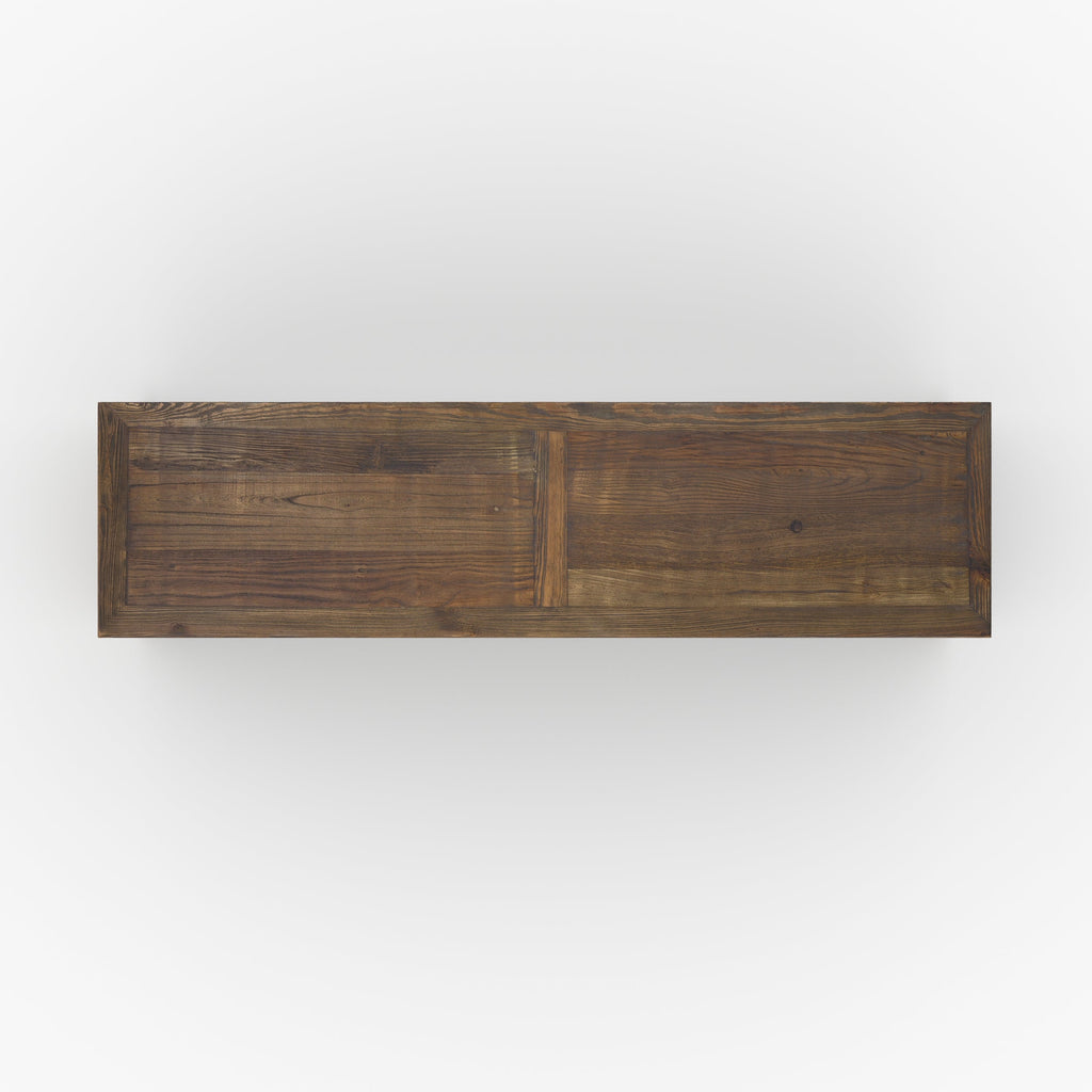Mastic - Buffet En Bois Recyclé 3 Portes Et 4 Tiroirs