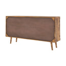Buffet Wava 2 portes et 3 tiroirs en cannage