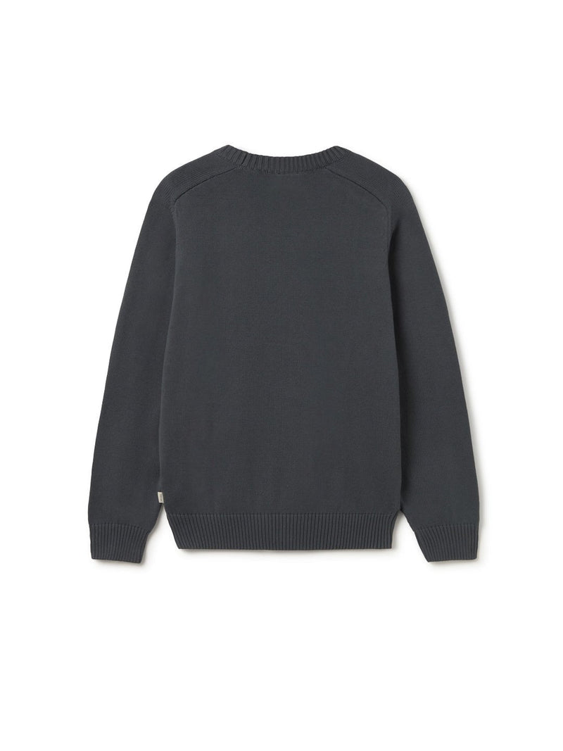 Dark sand eco-friendly knit jumper