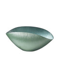 Burano - Centre De Table - 38x11 Cm - Blanc Perle/Filet Platine