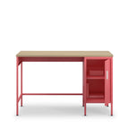 Adel - Bureau 1 Porte - Métal - Rose