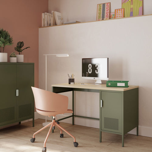 Adel - Bureau 1 Porte - Métal - Vert