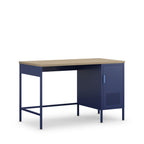 Adel - 1-Door Desk - Metal - Blue