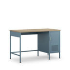 Adel - 1-Door Desk - Metal - Glacier Blue