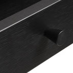 Rinto - Desk, 1 Drawer, 1 Compartment - Wood and Metal - Black