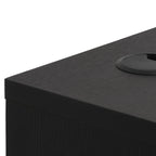 Rinto - Desk, 1 Drawer, 1 Compartment - Wood and Metal - Black