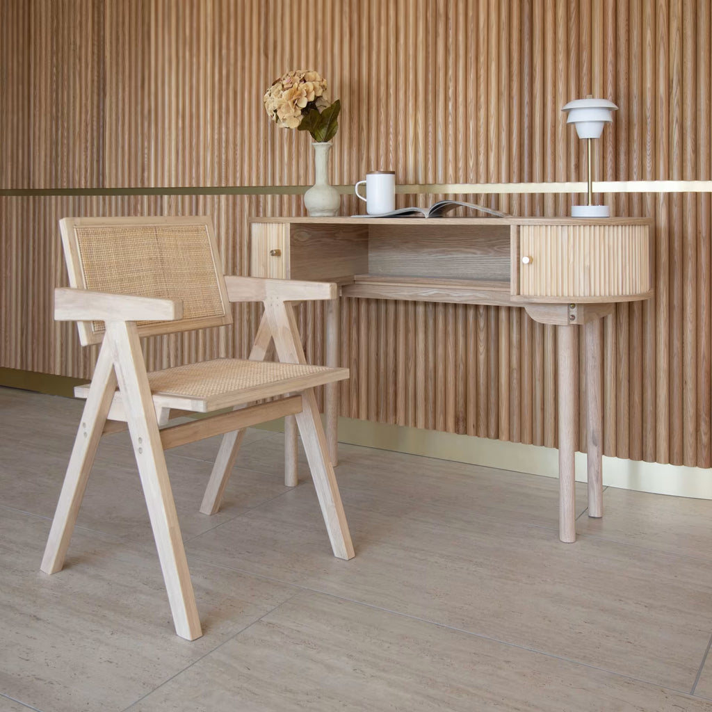 Hector - Bureau - Bois De Pin - Naturel