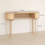 Hector - Bureau - Bois De Pin - Naturel