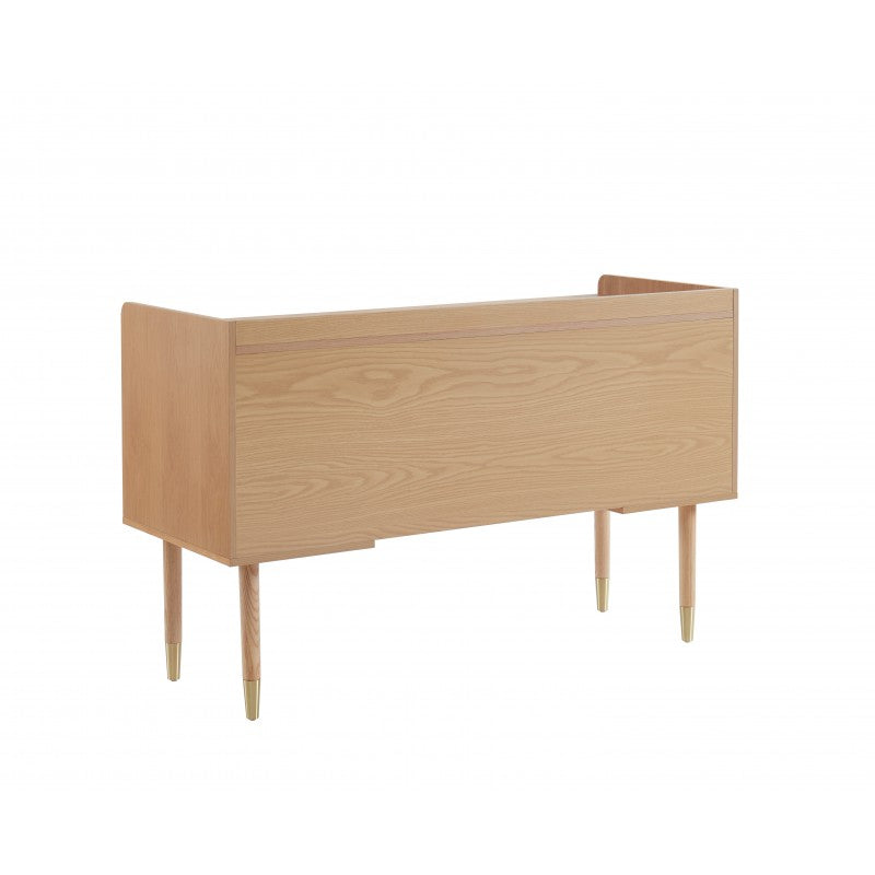 Bureau Leon - Chêne Et Cannage Rotin