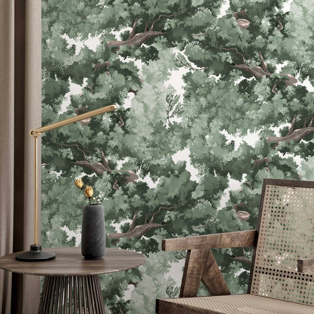 Bushu Wallpaper - Sencha Green