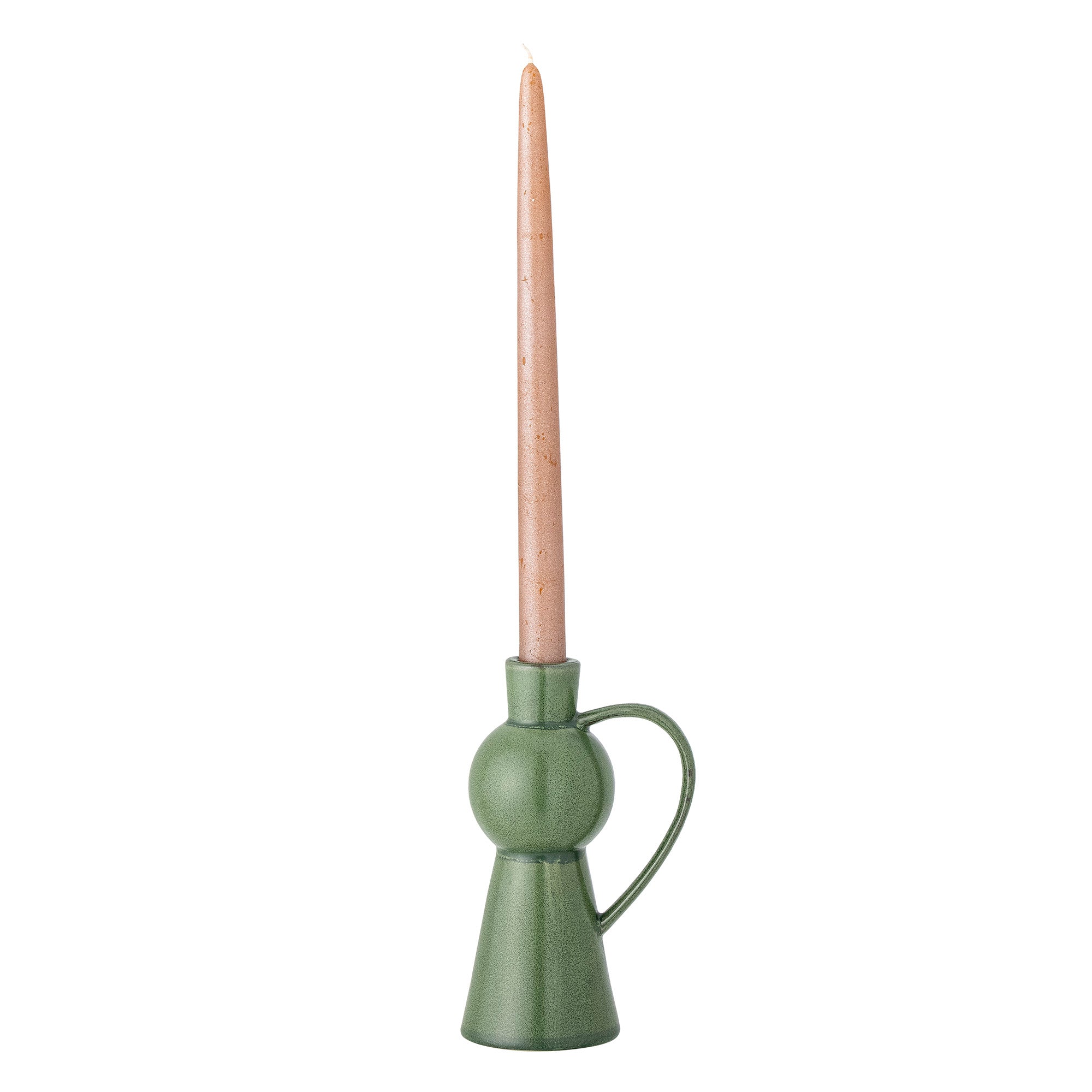 Fija - Candle Holder - Green - Stoneware