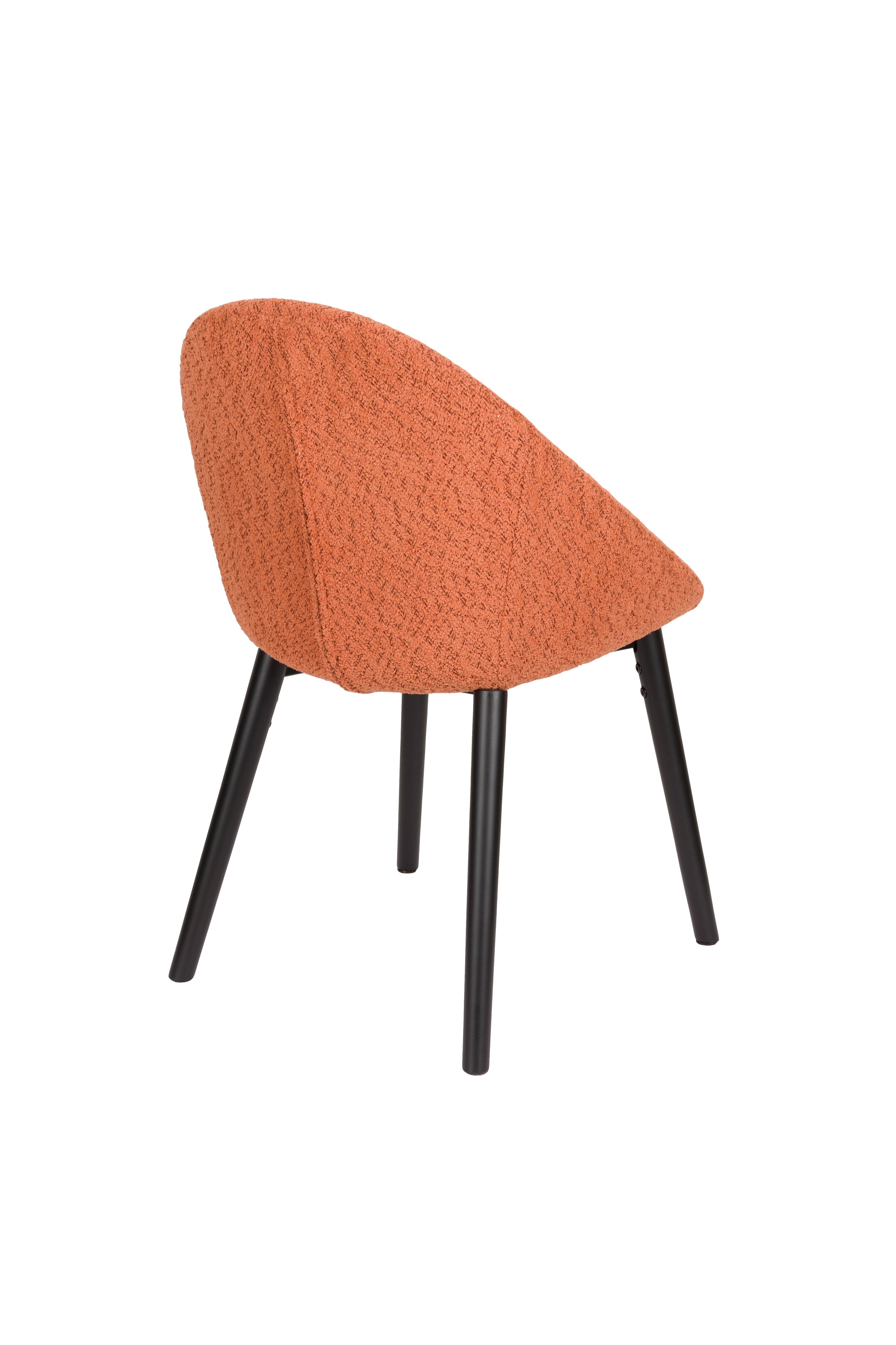 Fenna - Chair - Polyester - Terracotta Red