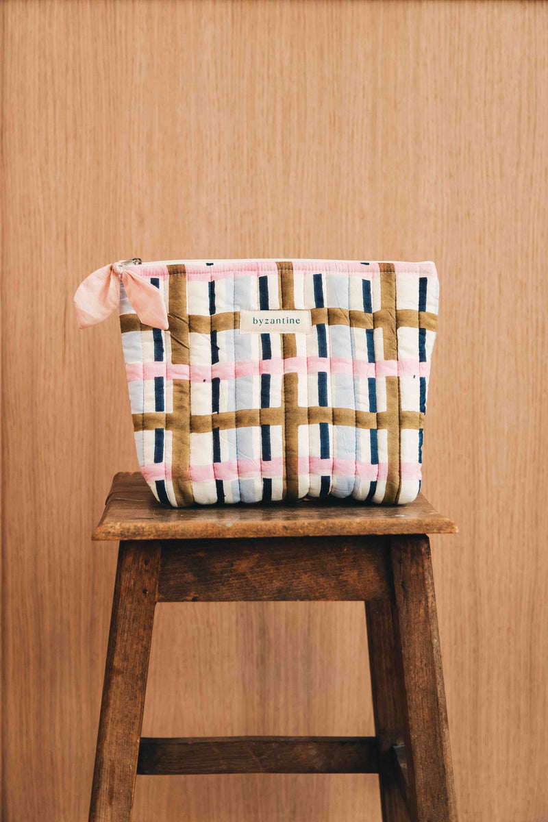 Trousse Beauté Checks - Multicolore