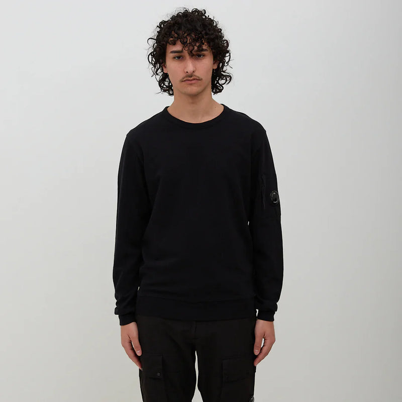Sweatshirt Light Fleece - Cp Company - Noir