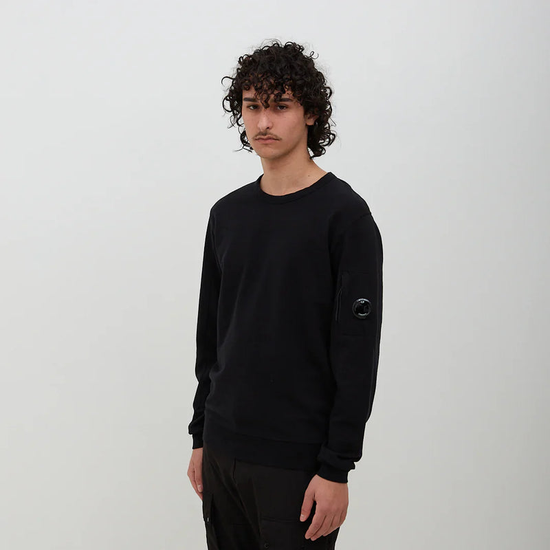 Sweatshirt Light Fleece - Cp Company - Noir