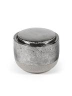 Candles Smoked Jasmine - Bougie D'ambiance - M - Cire De Soja Et Paraffine - Argent