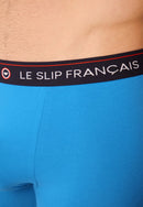 Boxer Long En Coton - Redoutable Long Bleu Fluo