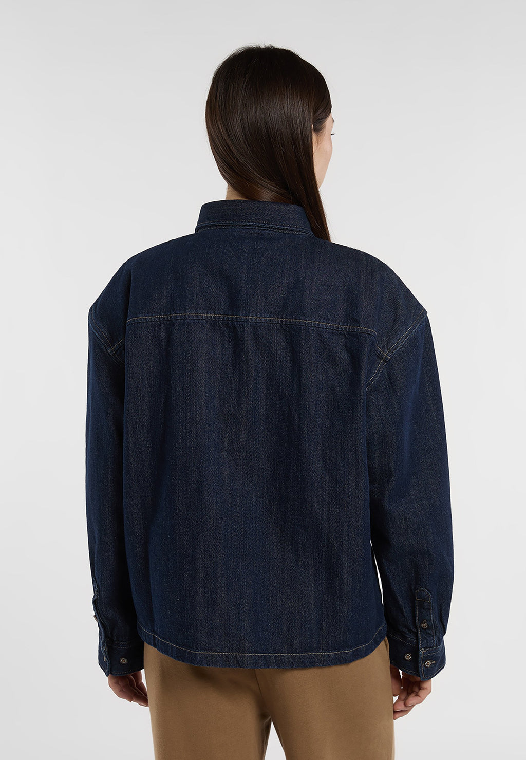 Mechanic Oversized Denim Shirt - Rinsed - Women