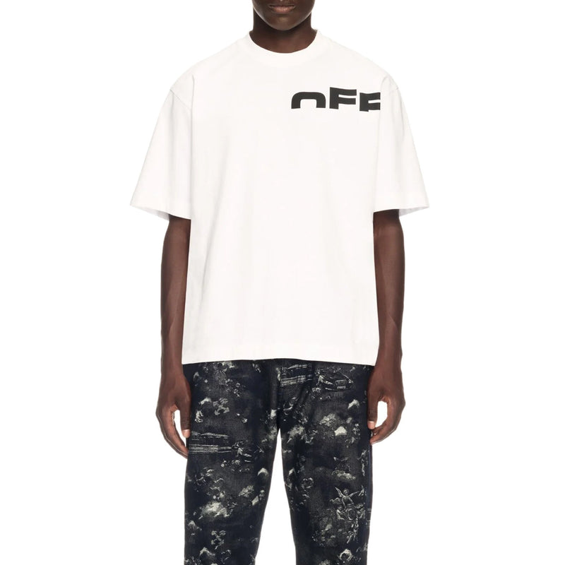 T-Shirt Off-White Logo - White - Homme