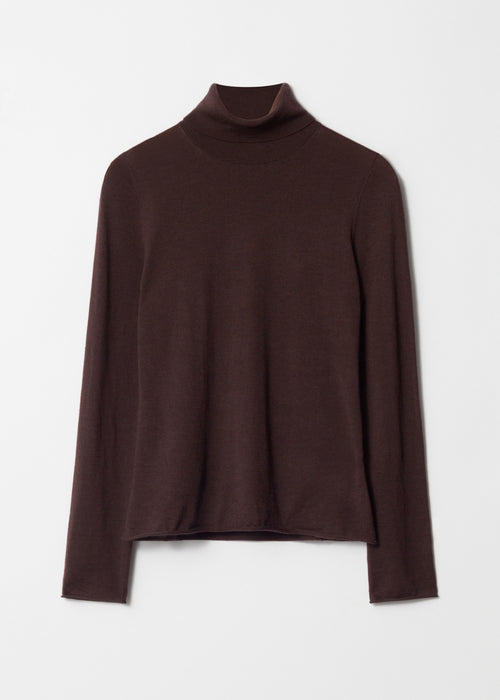Es Lamia Turtleneck Jumper - Brown - Women