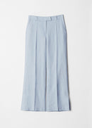 Trousers Es Carly Linen Trousers - Blue - Women