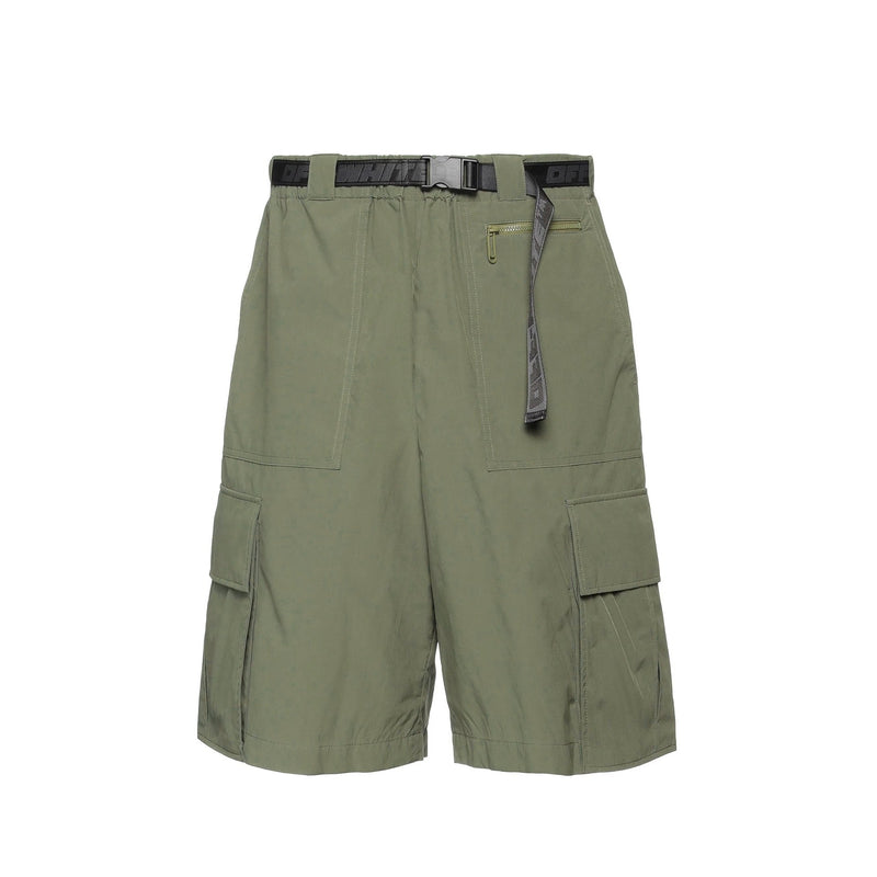 Short Off-White Bermuda - Green - Homme