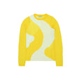 Jersey de manga larga - Amarillo/Blanco - Mujer