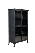 Ferre L - Wardrobe - Fir veneer - Black