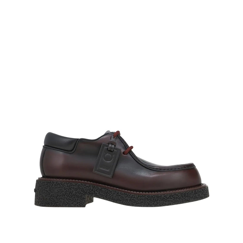 Derbies - Salvatore Ferragamo Lace Up Derby - Bordeaux