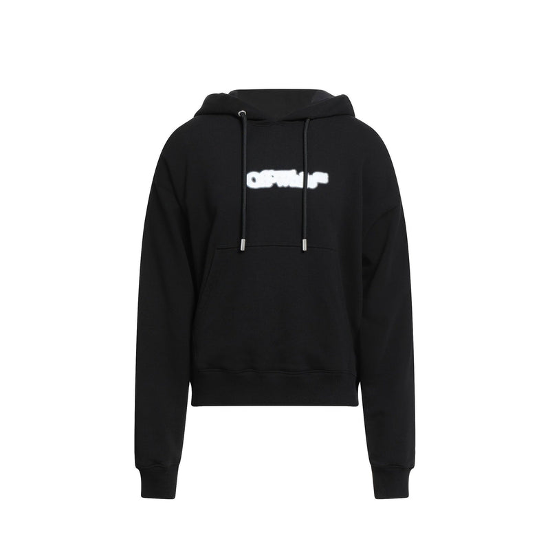 Sweatshirt Off-White Hooded Logo - Black - Homme