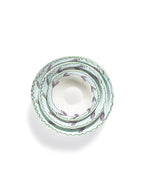 Midnight Flowers - Lot De 2 Bols Bas - L - Porcelaine Bone China - Blossom Milk