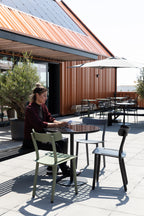 Friday - Outdoor Chair - Aluminum - Black
