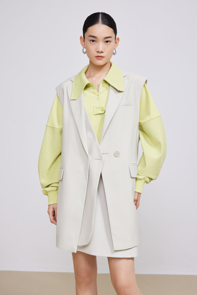 Lily - Gilet - Gris Clair