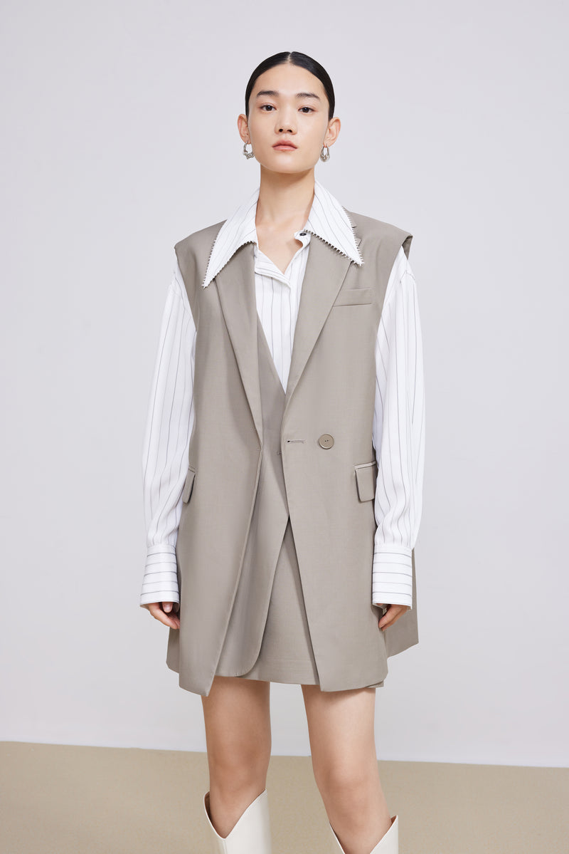 Lily - Gilet - Gris Foncé