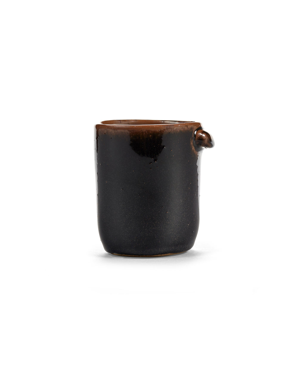 Out Of Lines - Lot De 2 Mugs Sans Anse - Grès - Noir Brun
