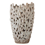 Eunice - Vase Déco - Blanc - Grès